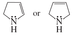 Two chemical structures with nitrogen atoms, questioning which has greater electron density on nitrogen.