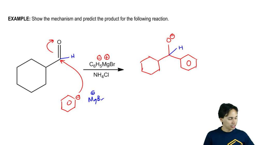 Organometallic on Aldehyde
