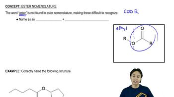 Ester Nomenclature