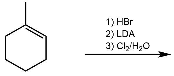 Predict the product of the following reaction.