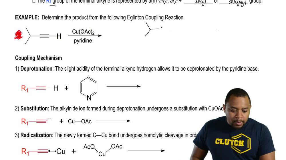 Eglinton Reaction Example 1