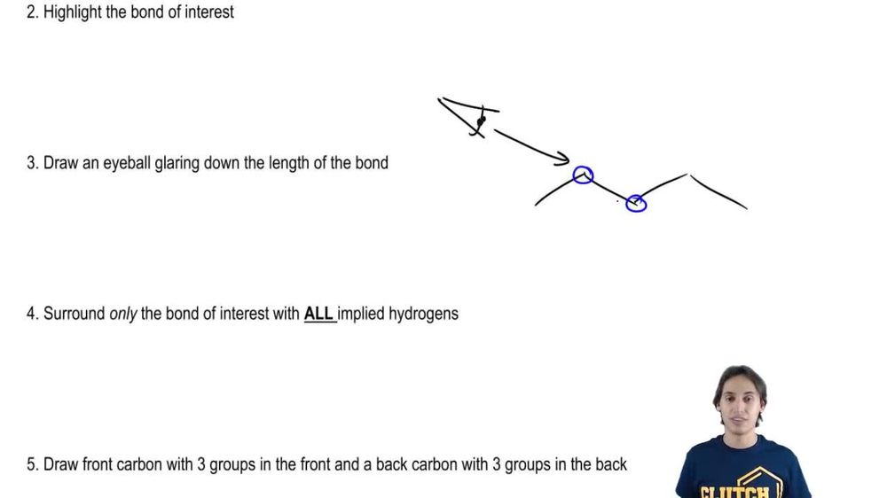 Step 4 to Drawing Newman Projections