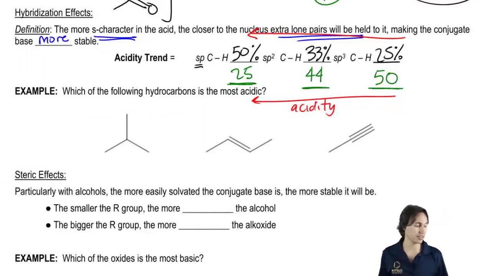 Which of the following hydrocarbons is the most acidic?
