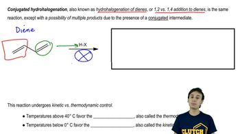 Conjugated Hydrohalogenation - General Mechanism