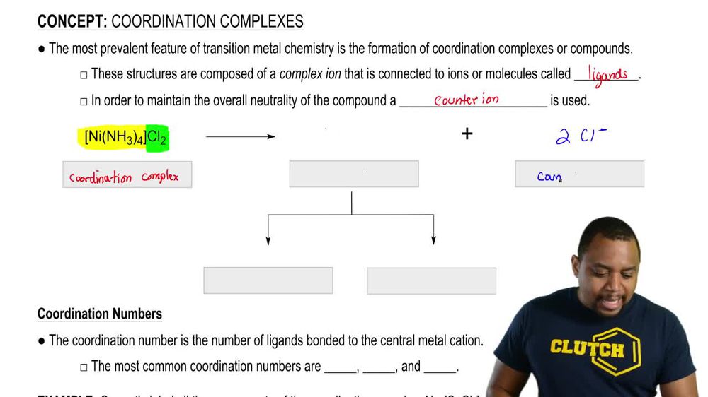 Coordination Complexes
