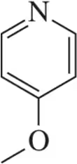 Chemical structure of pyridine N-oxide, a six-membered aromatic ring with nitrogen and oxygen atoms.