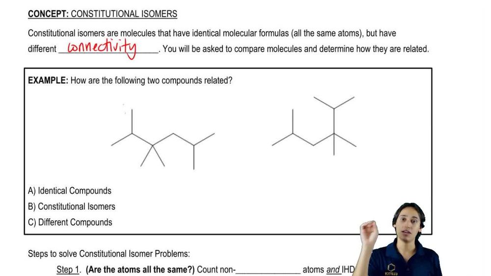 What is a constitutional isomer?