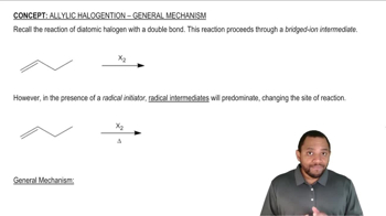 Allylic Halogentation - General Mechanism