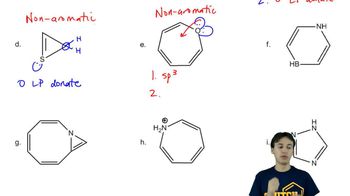 Determine heterocycle aromaticity