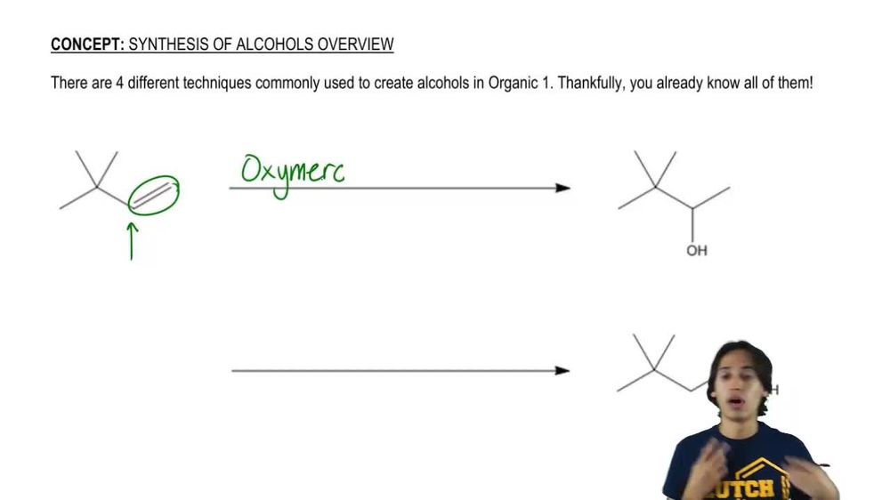 Forming alcohols through Oxymercuration-Reduction.