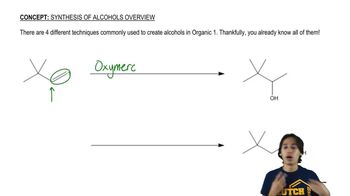 Forming alcohols through Oxymercuration-Reduction.
