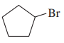Branched alkyl halide structure with a bromine atom attached, used in organic synthesis reactions.