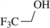 Chemical structure of a fluorinated alcohol with a hydroxyl group attached to a carbon chain.