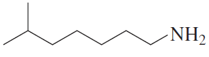 Structural representation of an amine with an amino group (NH2) attached to a carbon chain.