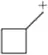 Diagram of a carbocation with a positive charge and a proposed rearrangement mechanism.