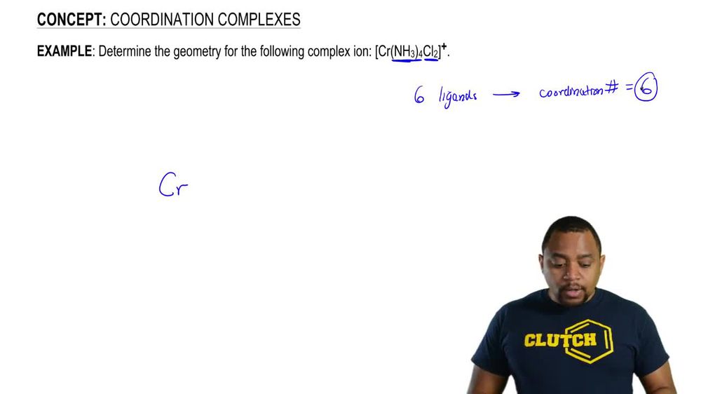 Coordination Complexes Exercise 3