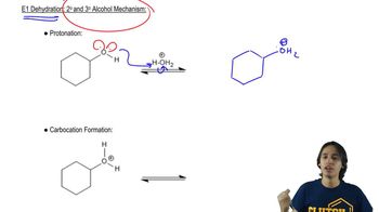 Dehydration of 2° and 3° alcohols:The E1 Mechanism.