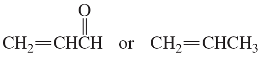 Comparison of two dienophiles: one with a carbonyl group and the other with a methyl group.