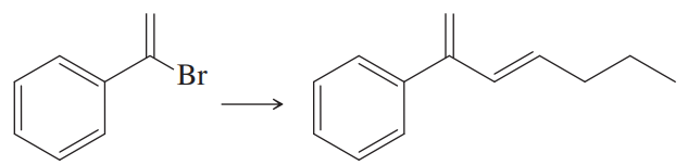 Chemical reaction diagram illustrating the synthesis of a product from a brominated starting material using Suzuki reaction.