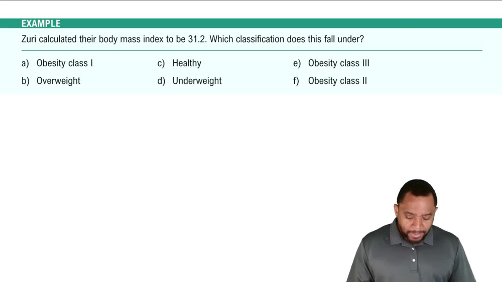 Body Composition Example 1
