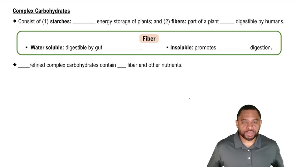 Complex Carbohydrates Concept 2