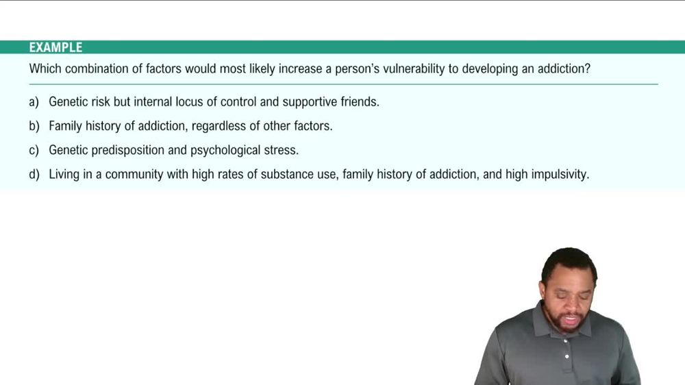 Risk Factors for Addiction Example 2