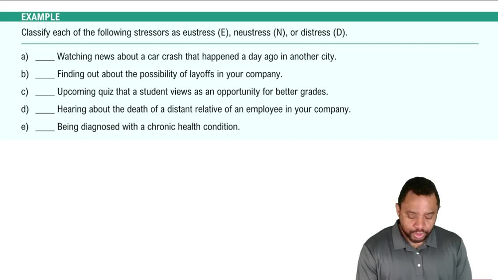 Types of Stress Example 2