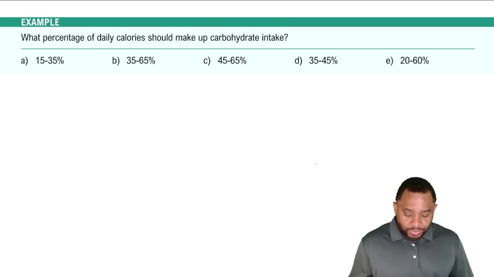 Carbohydrates Example 1