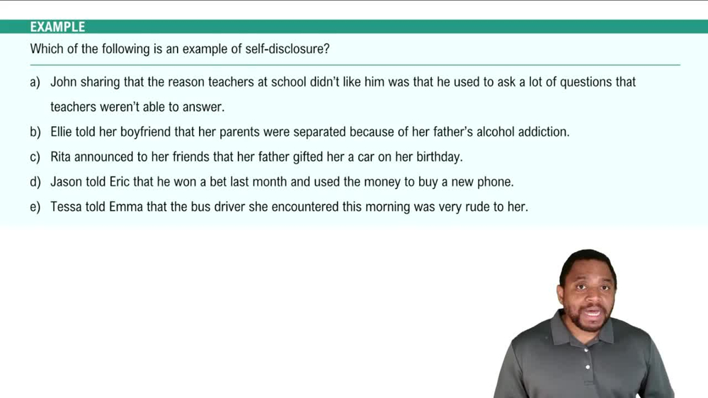 Communication Skills Example 1