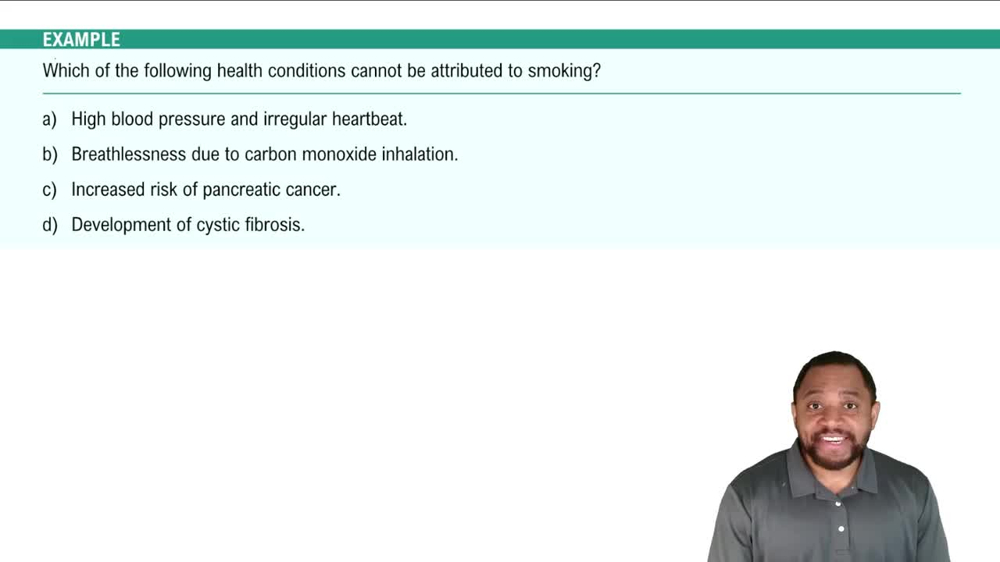 Health Effects of Smoking and Vaping Example 1