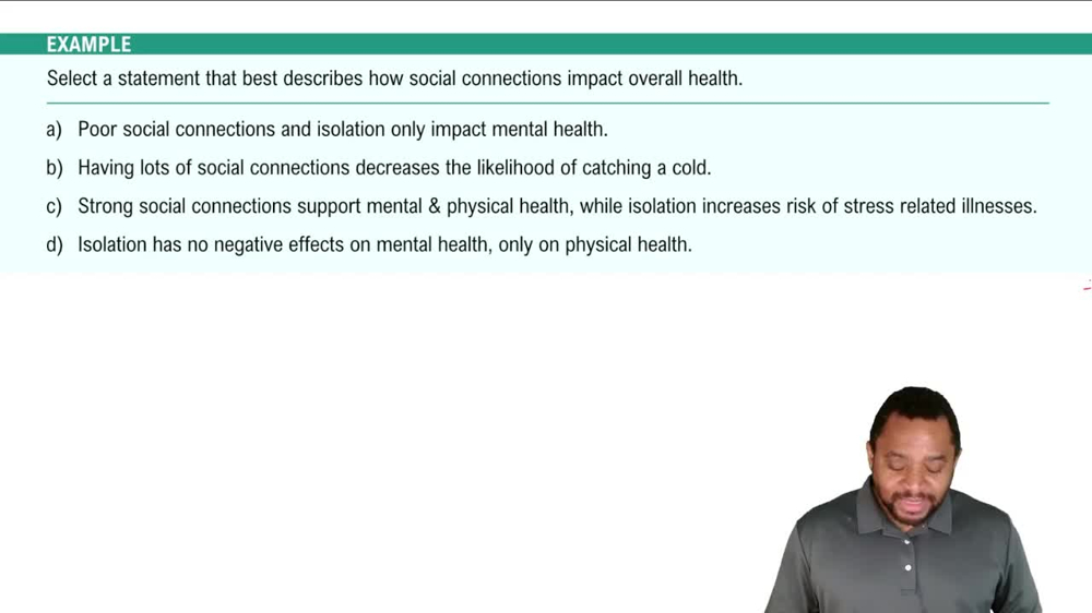 Importance of Relationships Example 1