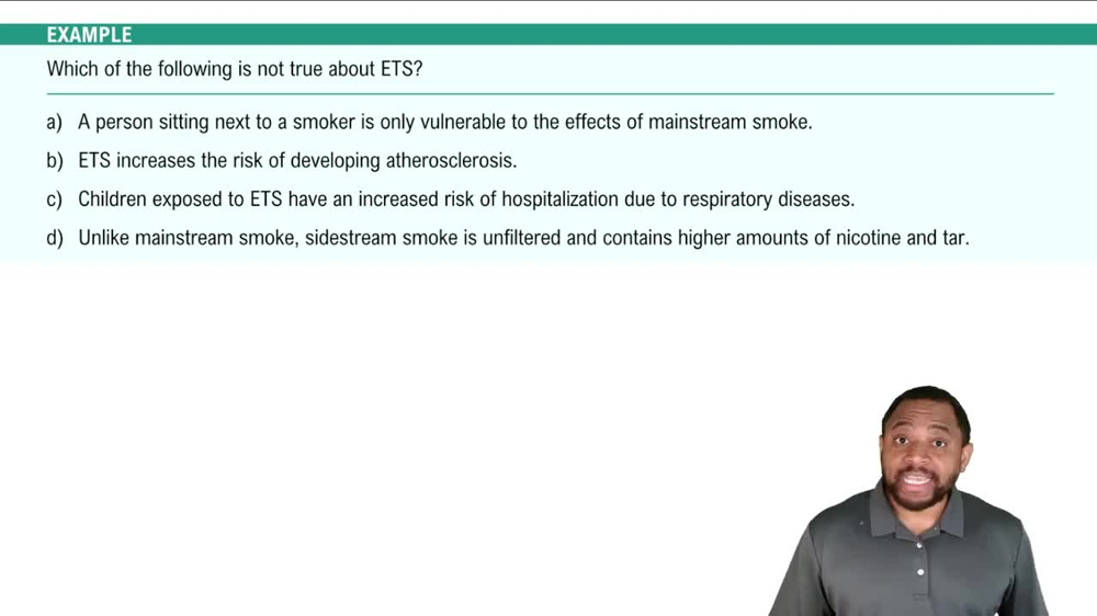 Environmental Tobacco Smoke Example 2