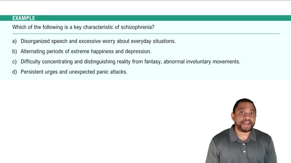 Schizophrenia Example 4