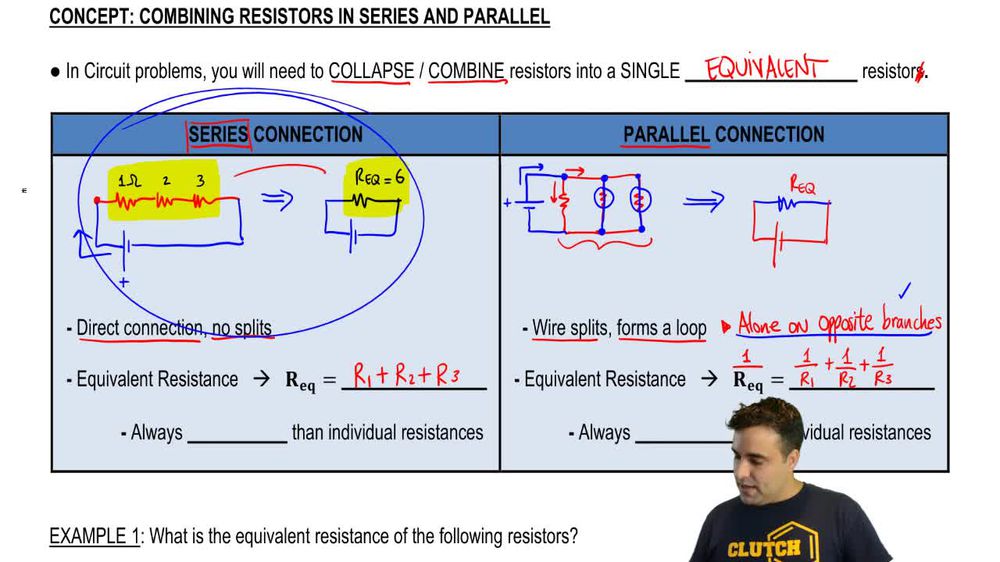 Combining Resistors in Series & Parallel