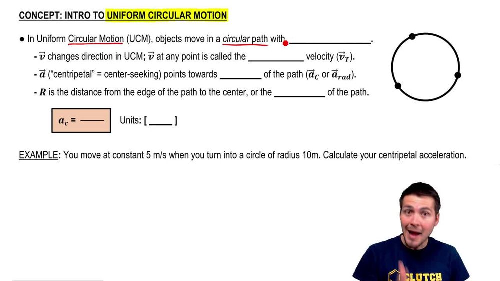 Intro to Circular Motion