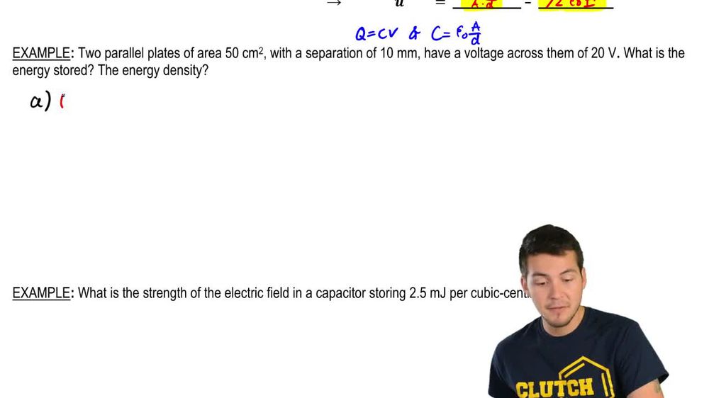 Energy Stored by Capacitor