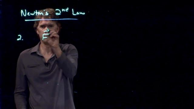 Anderson Video - Newton's Second Law