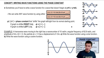 Phase Constant of a Wave Function