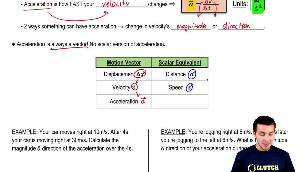 Intro to Acceleration