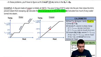 Calculating Equilibrium Temperature in Calorimetry Problems with Phase Changes