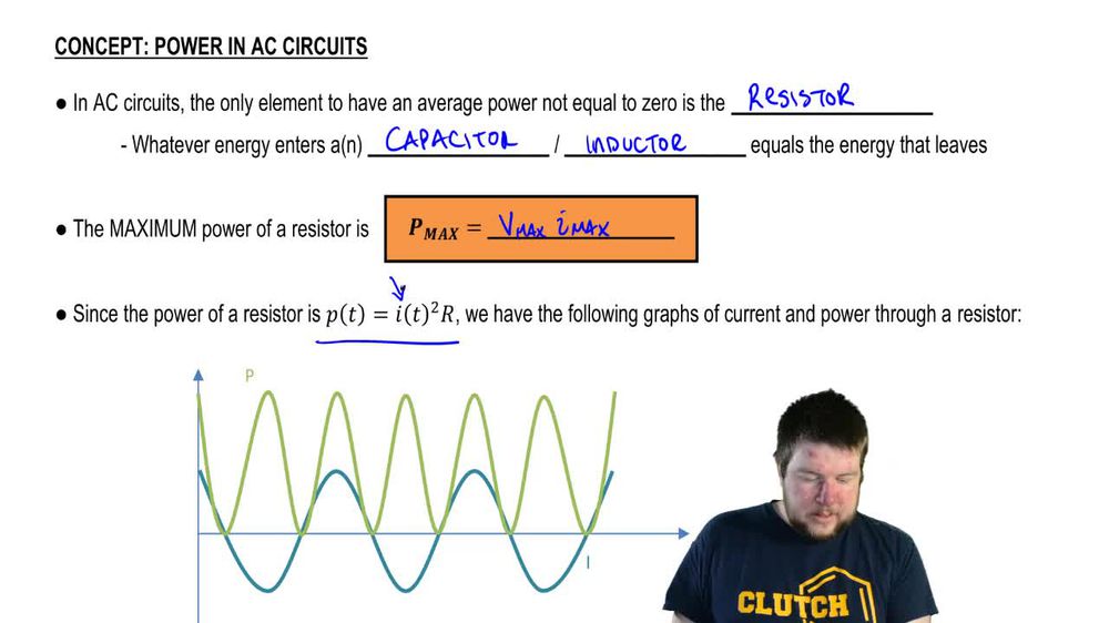 Power in AC Circuits