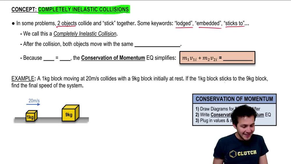 Completely Inelastic Collilsions