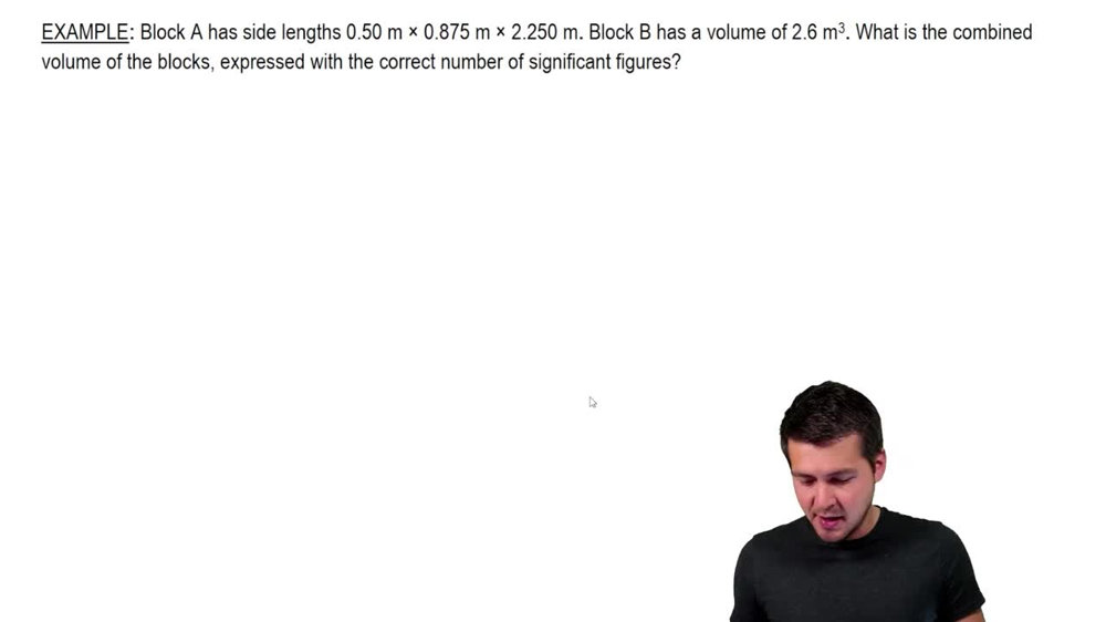 Volume of Two Blocks