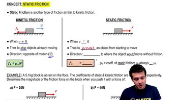Static Friction & Equilibrium