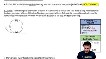 Vertical Centripetal Forces