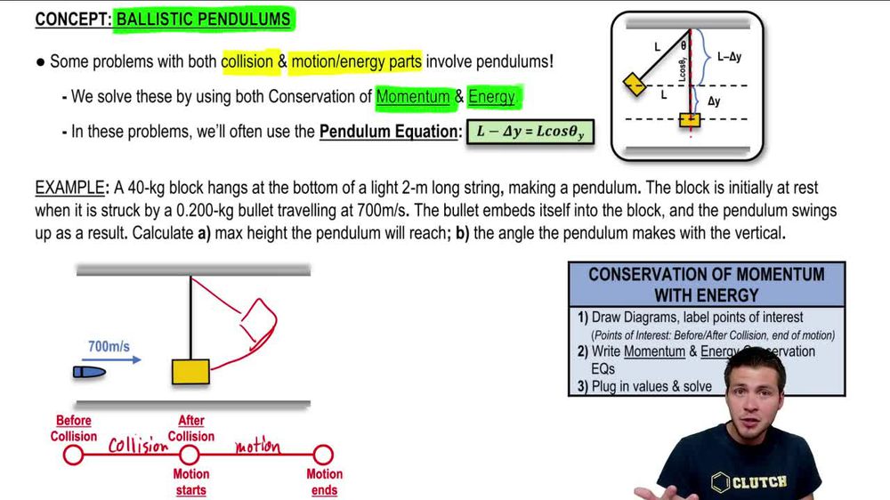 Ballistic Pendulum Problems