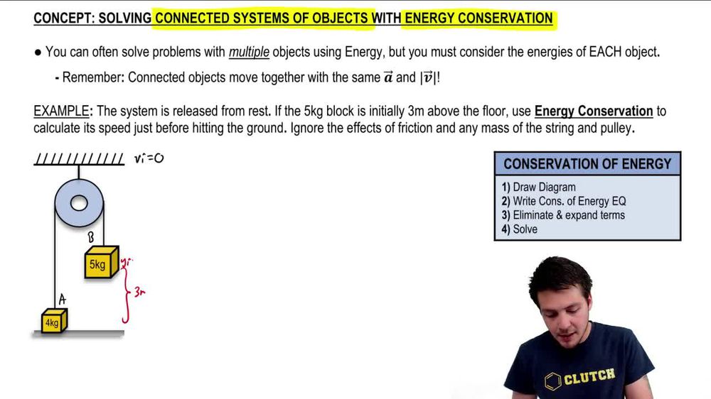 Systems Of Objects with Energy Conservation