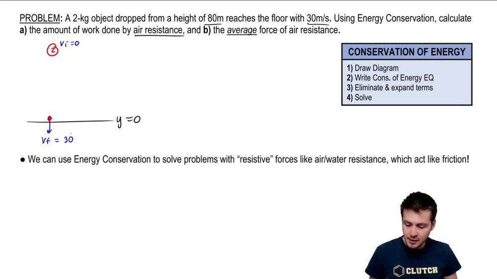 Energy Conservation with Air Resistance