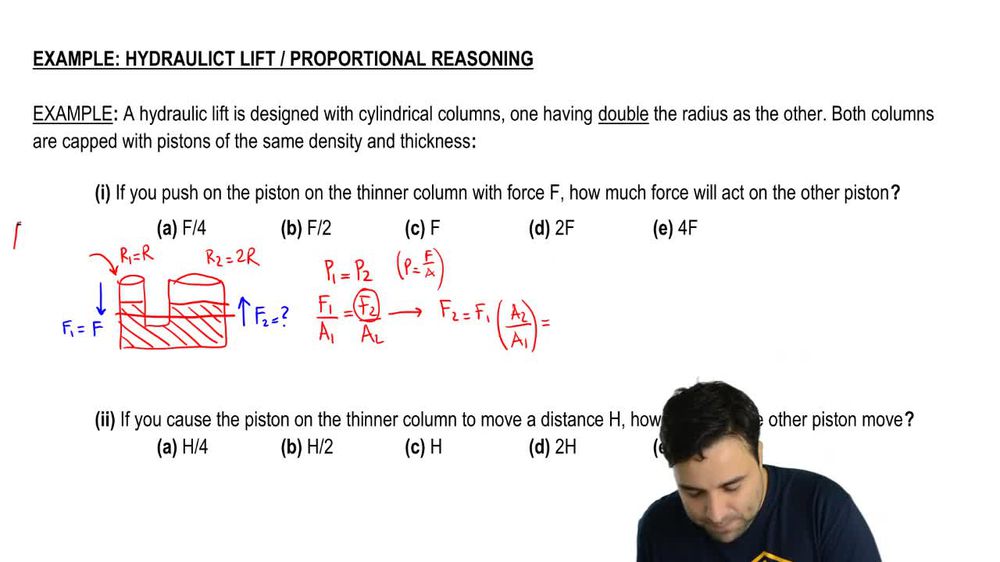 Hydraulic Lift / Proportional Reasoning