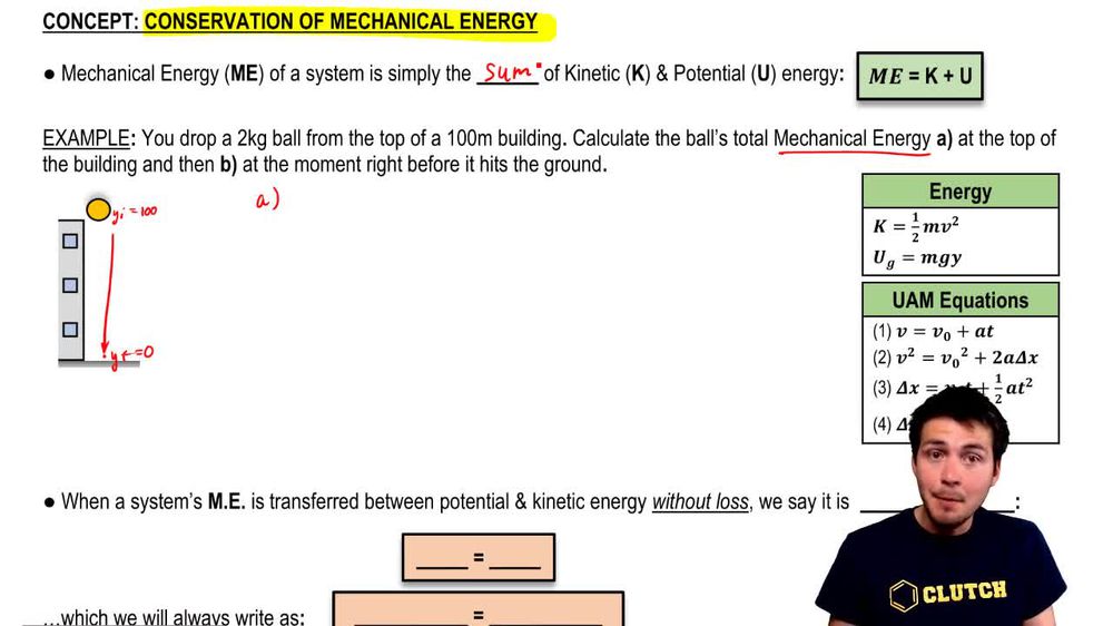 Conservation Of Mechanical Energy